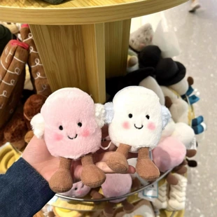 Мягкая игрушка-сумка с зефиркой наушники подарок на Рождество