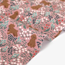 纯棉细帆布牛津布日韩风格布料包包宠物布贵宾犬现货供应手工布料