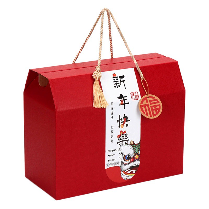 Новогодняя Подарочная коробка высокого класса пустая коробка большая приготовленная еда специальные сухофрукты Весенний фестиваль традиционная подарочная коробка