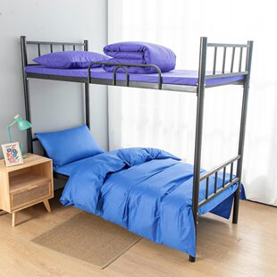 Student Dormitory Military Training Pure Cotton Pure Color Three-Piece Bedding Set Employee Gift Quilt Four-Piece Set Customized