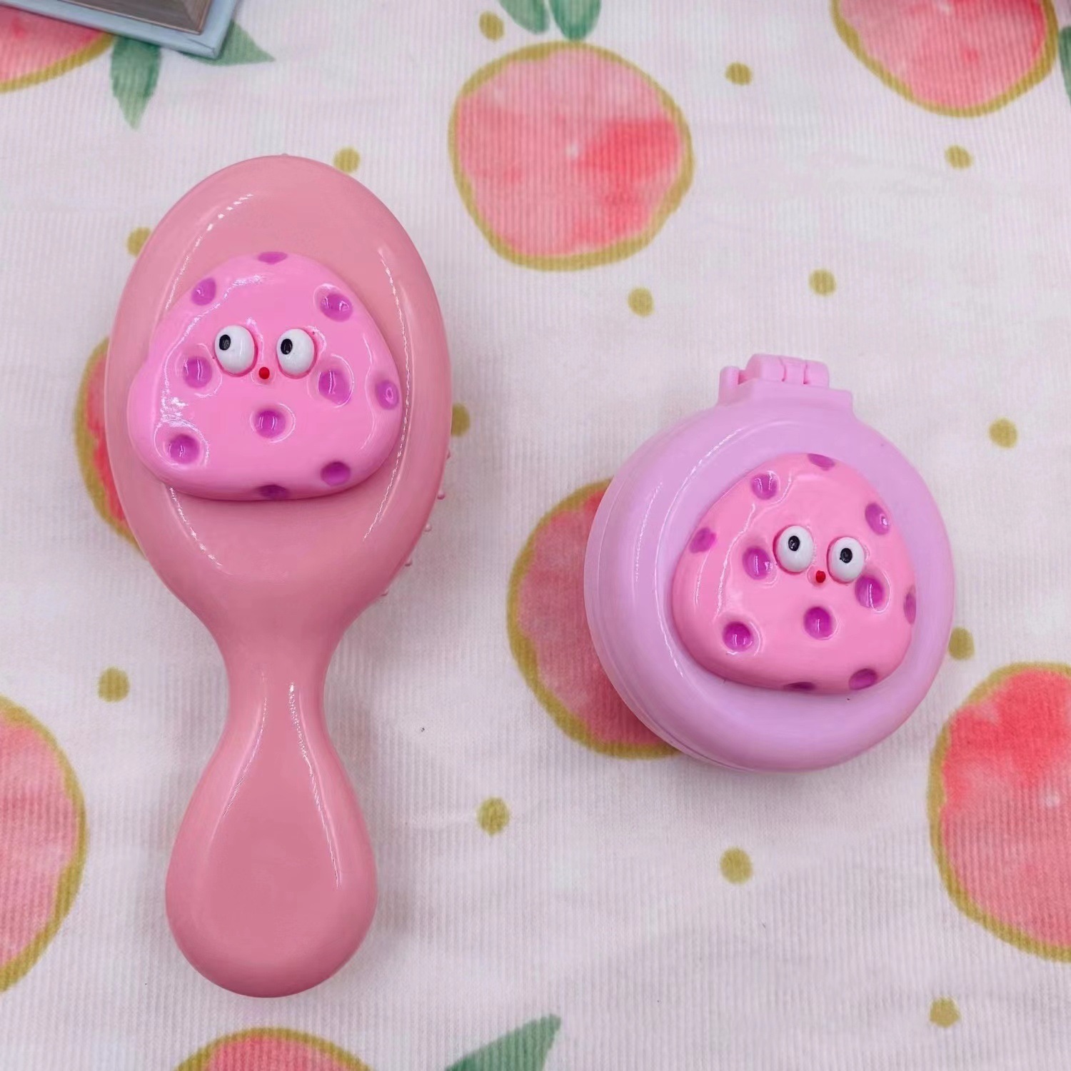 迷你奶呼呼按摩氣墊梳子學生可愛少女捲髮氣墊梳女便攜隨身小梳子