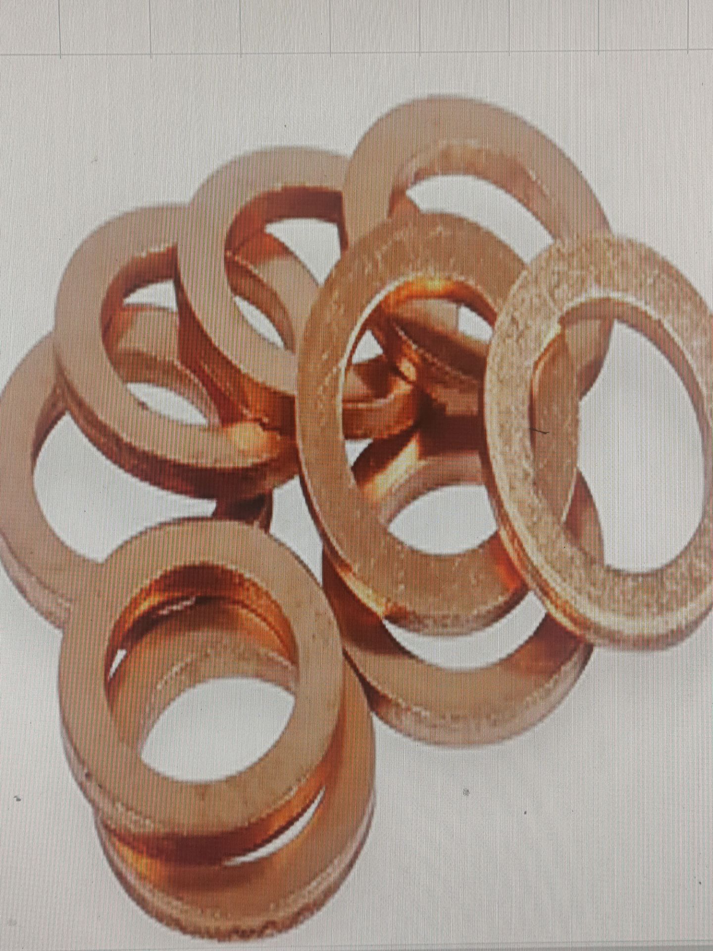 铜垫片26,5х22х1,5