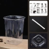 Square straw, sticker, 22 oz, 650 ml, 8×190mm
