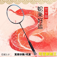 羽毛球拍家用全碳素成人训练轻量5u羽毛球拍娱乐耐打球拍加工定制