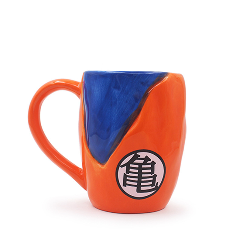 Cerámica siete tazas de bolas de dragón, dibujos animados creativos de Sun Wukong, tazas de dragón de cuatro estrellas, exportaciones transfronterizas