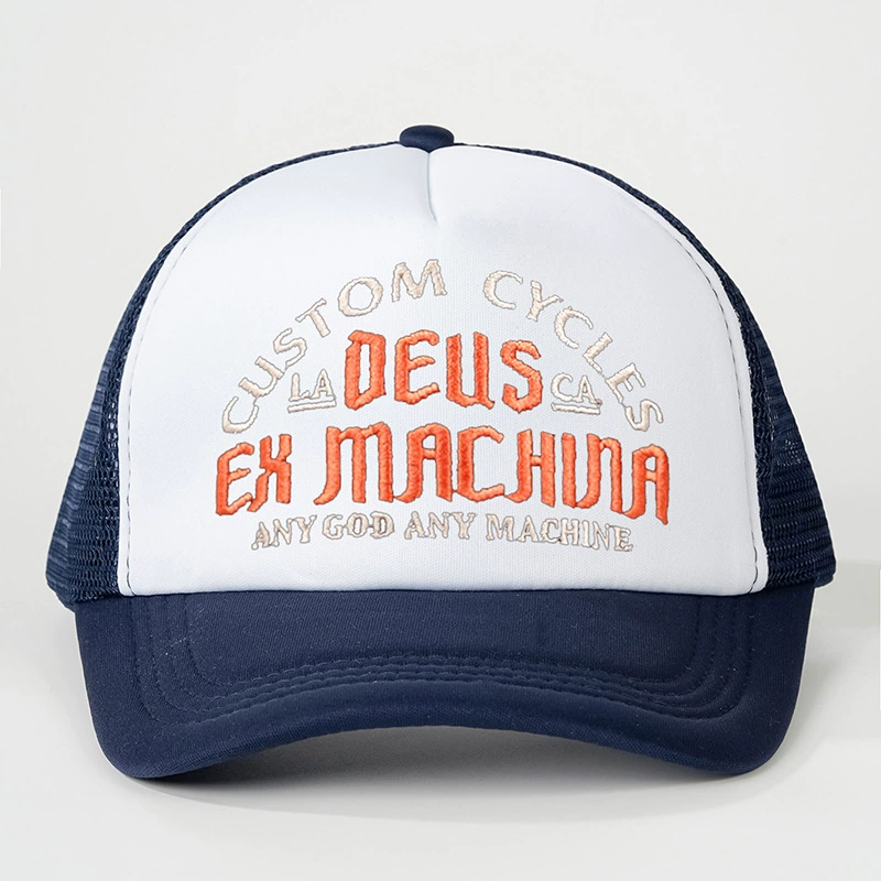 1 вышитая OEUS EK MACHINA сетчатая шляпа, наружная регулируемая солнцезащитная повседневная шляпа