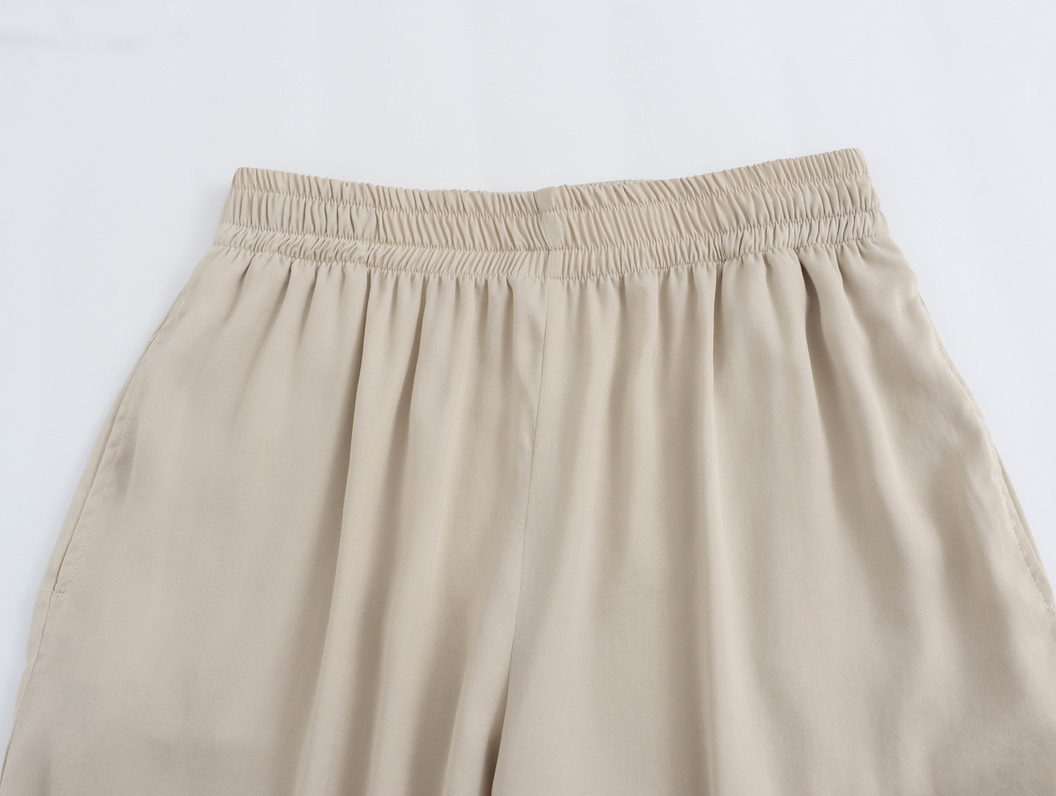 Women's 2024 Summer New Style Elastic Waist Fashion Wide Leg Pants_voghion.com