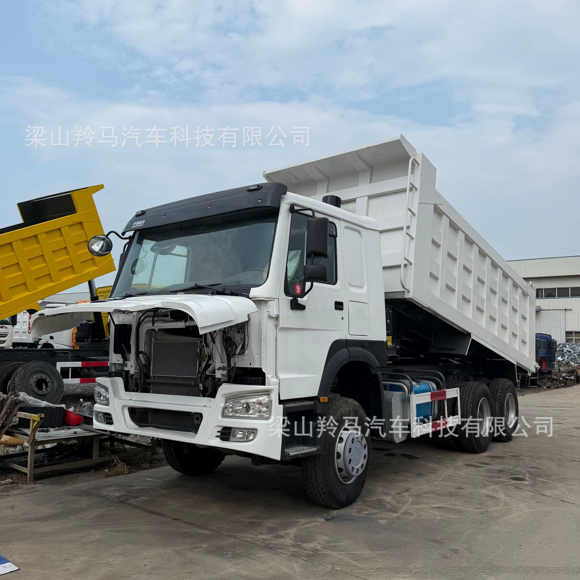 SINOTRUK HOWO Dump Truck 4.8m X4 Dump Truck High-Strength Steel Lightweight Engineering Transport Rear-Flip Dump Truck