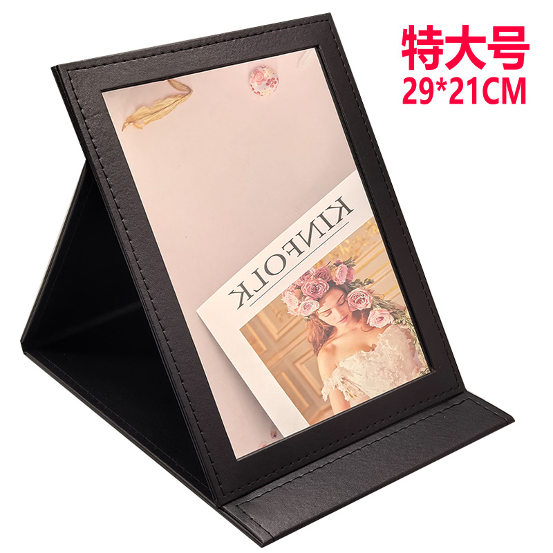 现货批发精品化妆镜特大号化妆镜便捷折叠镜子眼镜店珠宝柜台专用