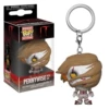 Clown long hair keychain