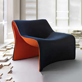 北欧设计师傅M型卡西纳躺椅高跟鞋造型休闲椅美容会所懒人椅新款