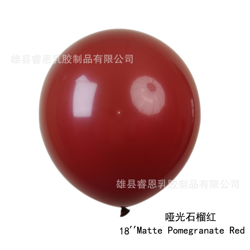 Globo mate de 5 pulgadas de 10 pulgadas de 12 pulgadas de 18 pulgadas decoración de la fiesta de cumpleaños diseño de la sala de bodas globo redondo de látex