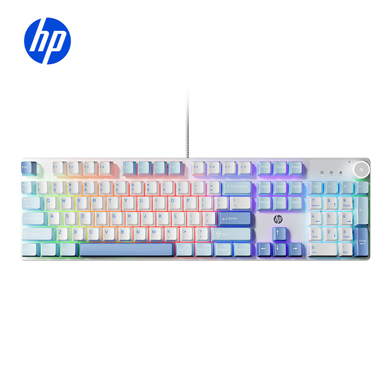 Hp K10Gv2 Mechanical Keyboard Gaming E-Sports 104-Key Dedicated Wired Desktop Laptop Computer New Product Hp K10Gv2 Mechanical Keyboard Gaming E-Sports 104-Key Dedicated Wired Desktop Laptop Computer New Product