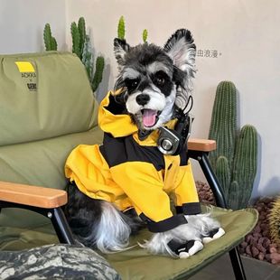 Pet Trendy Brand Rush Clothes Small Teddy Bitter Bear Schenariffa Dog Cat Windproof Autumn and Winter Warm Clothes