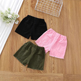 Летние шорты, детские штаны, джинсы, в западном стиле, детская одежда, в корейском стиле, подходит для подростков