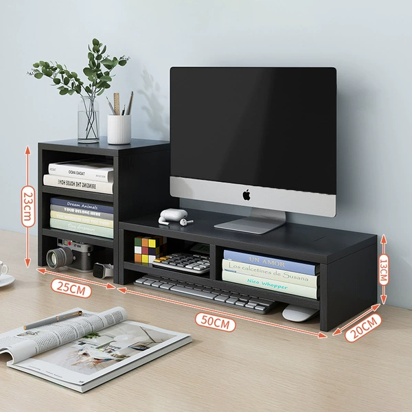 Double-layer + 3-layer cabinet = black