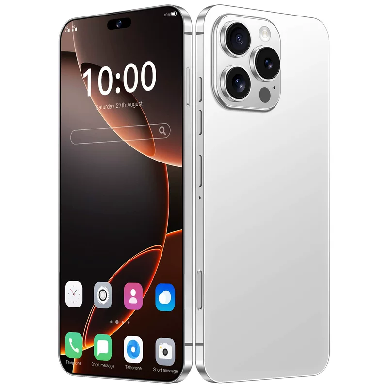 Smart mobile phone, intel core i16, 16promax, full screen display