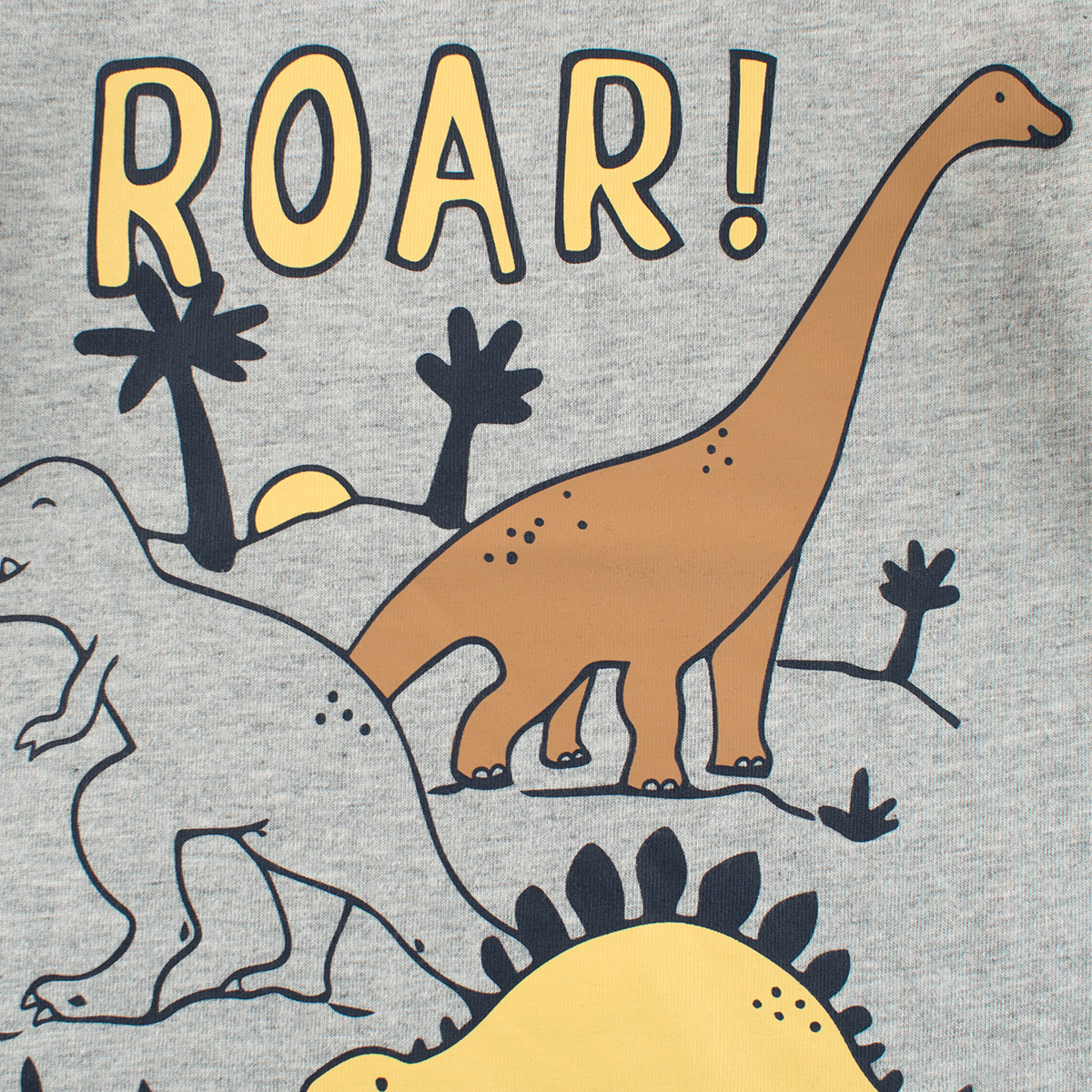 27kids ropa infantil transfronteriza nueva camiseta de manga larga para hombre de dinosaurio 2024 al por mayor ropa de otoño para bebés