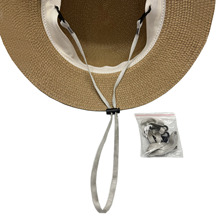 太阳帽子防风绳渔夫帽带抽绳遮阳帽专用绳子骑车防风帽子防掉配件
