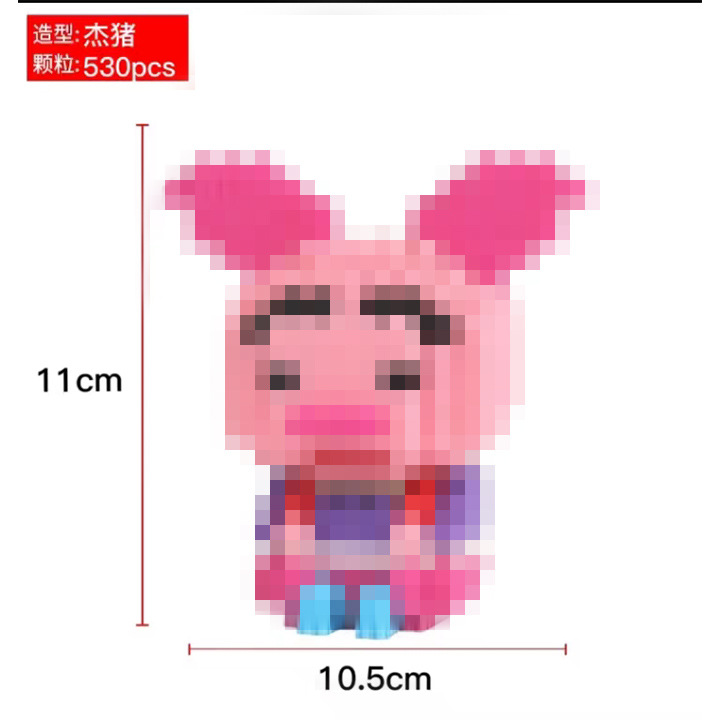 6061 컬러박스 포장 만화 핫모델 [돼지잡기]