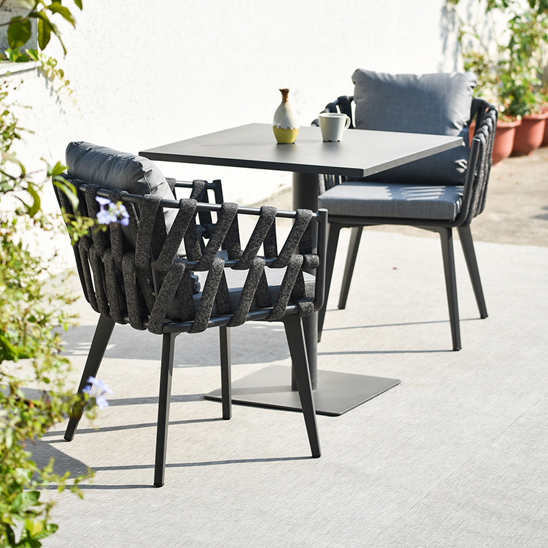 戶外陽台桌椅樣板家具簡約三件套小茶几庭院花園戶外桌椅組合