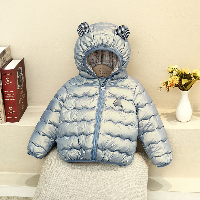 Otoño e Invierno para niños de algodón ligero para niños y niñas cálido bebé chaqueta acolchada de algodón Abrigo acolchado de algodón de invierno