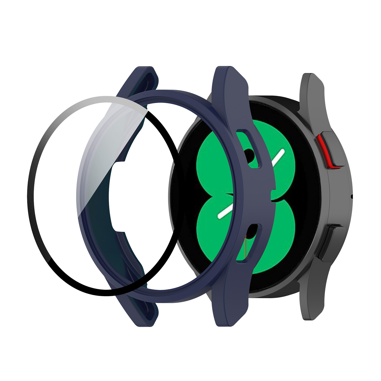 Applicable to Samsung galaxy watch FE integrated case R861 watch tempered film protective case undefined