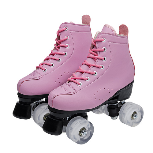 Foreign trade Amazon roller skates for adults 2024 new double row four-wheel full set color flash roller skates