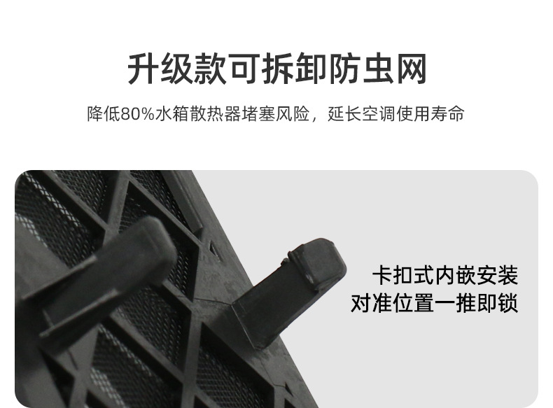 Suitable for Tesla's New Detachable Insect-Proof Net Modely Special Snap-On Front Air Vent Net Dust Cover Accessories