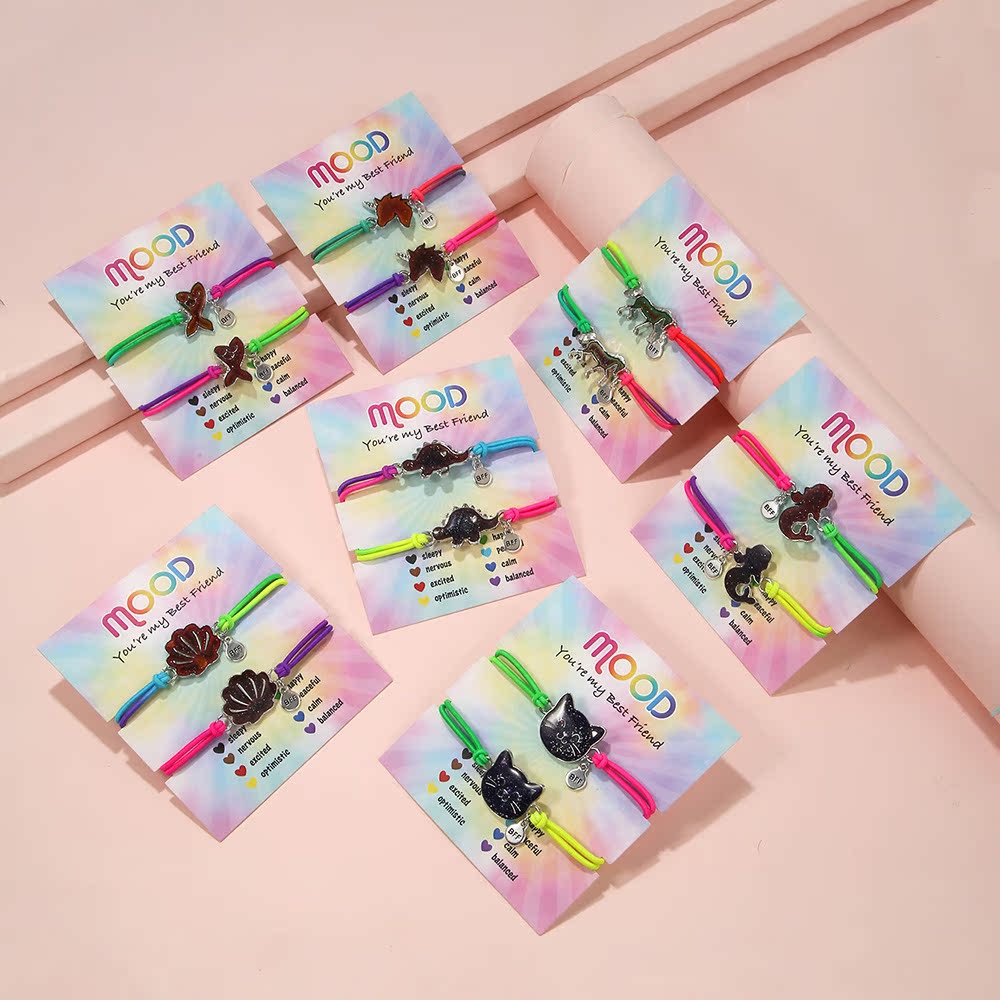 Simple Style Unicorn Flower Alloy Handmade Kidu0027S Bracelets 1 Set