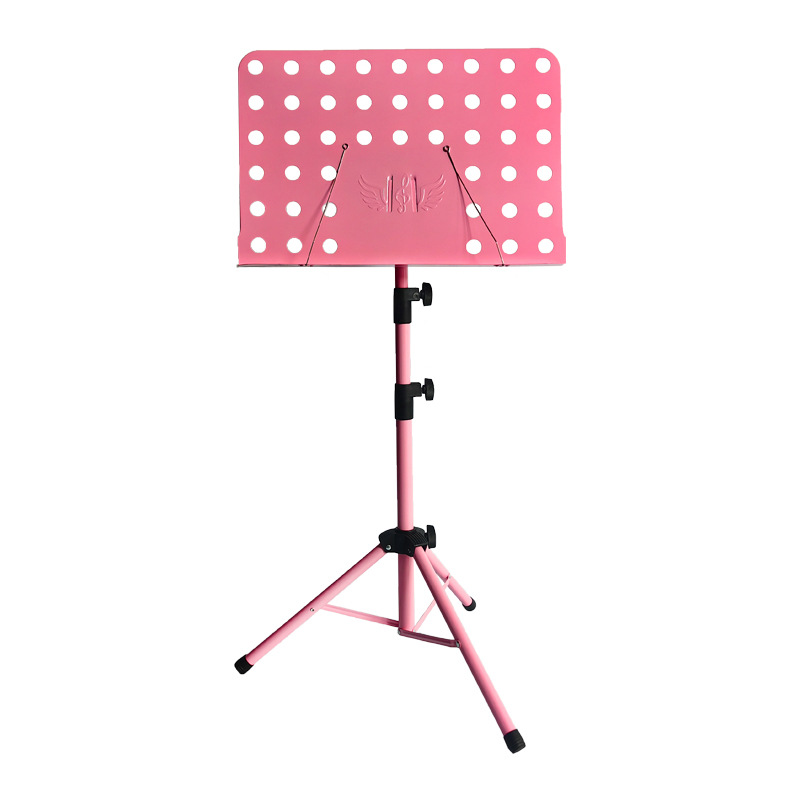 Soportes de música retráctiles para uso doméstico, suministro del fabricante, disponibles en varios colores, aptos para guitarra, guzheng, batería y teclado electrónico.