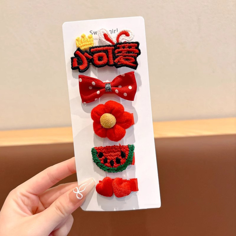 婴儿汗毛夹女宝宝发夹不伤发胎毛夹夹子头饰儿童婴幼儿发量少发卡|undefined