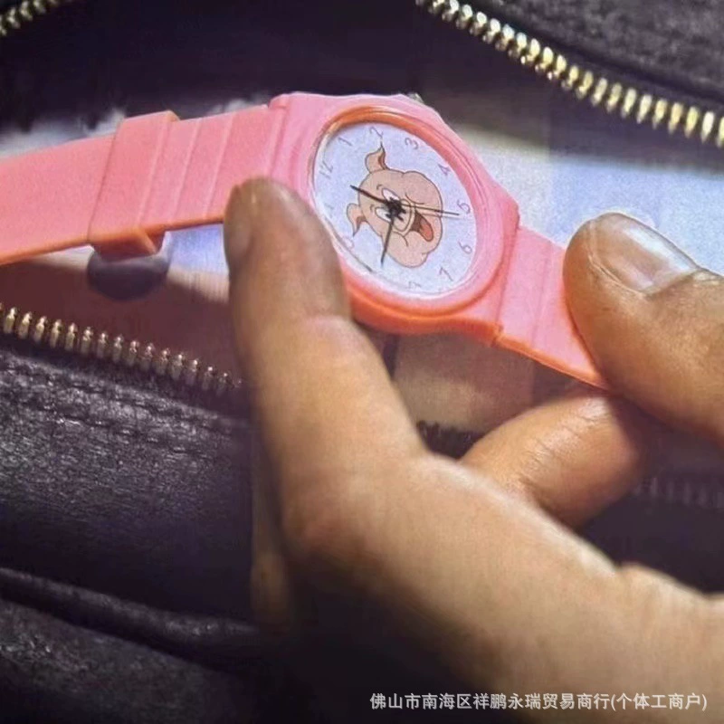 Зhou Guilin, тот же вред, Chen Guilin, тот же модель Ruan Jingtian часы, net red женский розовый pig детские электронные часы