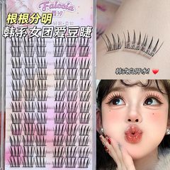 Flurry Xie idol series! Korean-style girl group false eyelashes, each root single cluster segmented ACE cat claw sweet cool curly