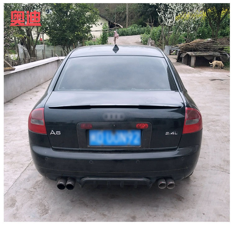 Universal Sedan Rear Wing No-Drill Modification Legal for Lynk & Co 05 Exterior Rubber Blade Spoiler Wholesale