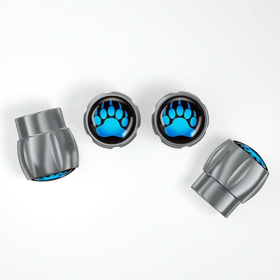 Other Automotive Exterior Supplies | Cover with Various Pictures - gray-metal-blue-bear-claw-a-set-of-4