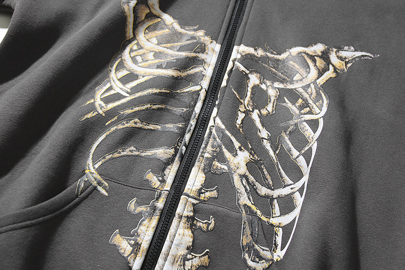 Halloween 3D Skull Skeleton Printed Coat Christmas Collection Hoodie_voghion.com