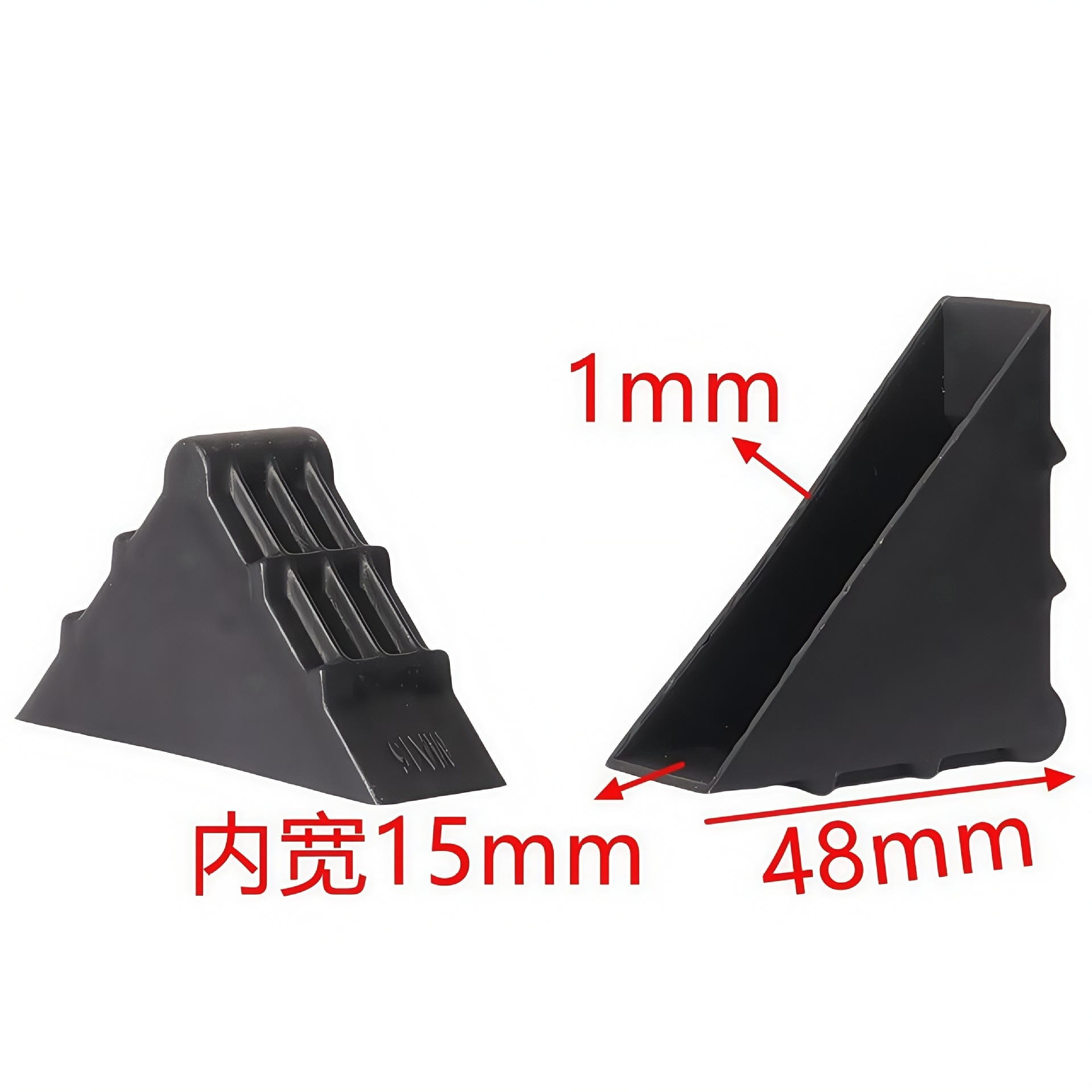 내경 15mm (강화형)  폴리프로필렌  검정색
