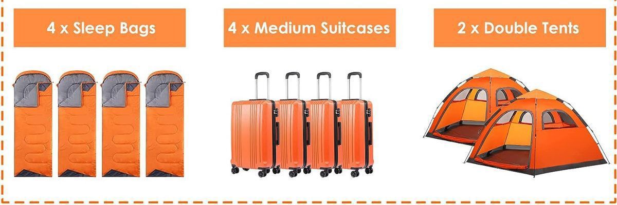 Roof luggage bag, waterproof and wear-resistant, for outdoor use, large capacity