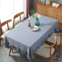 外貿專供水洗皺純棉材質餐巾桌布桌旗口巾布尺寸