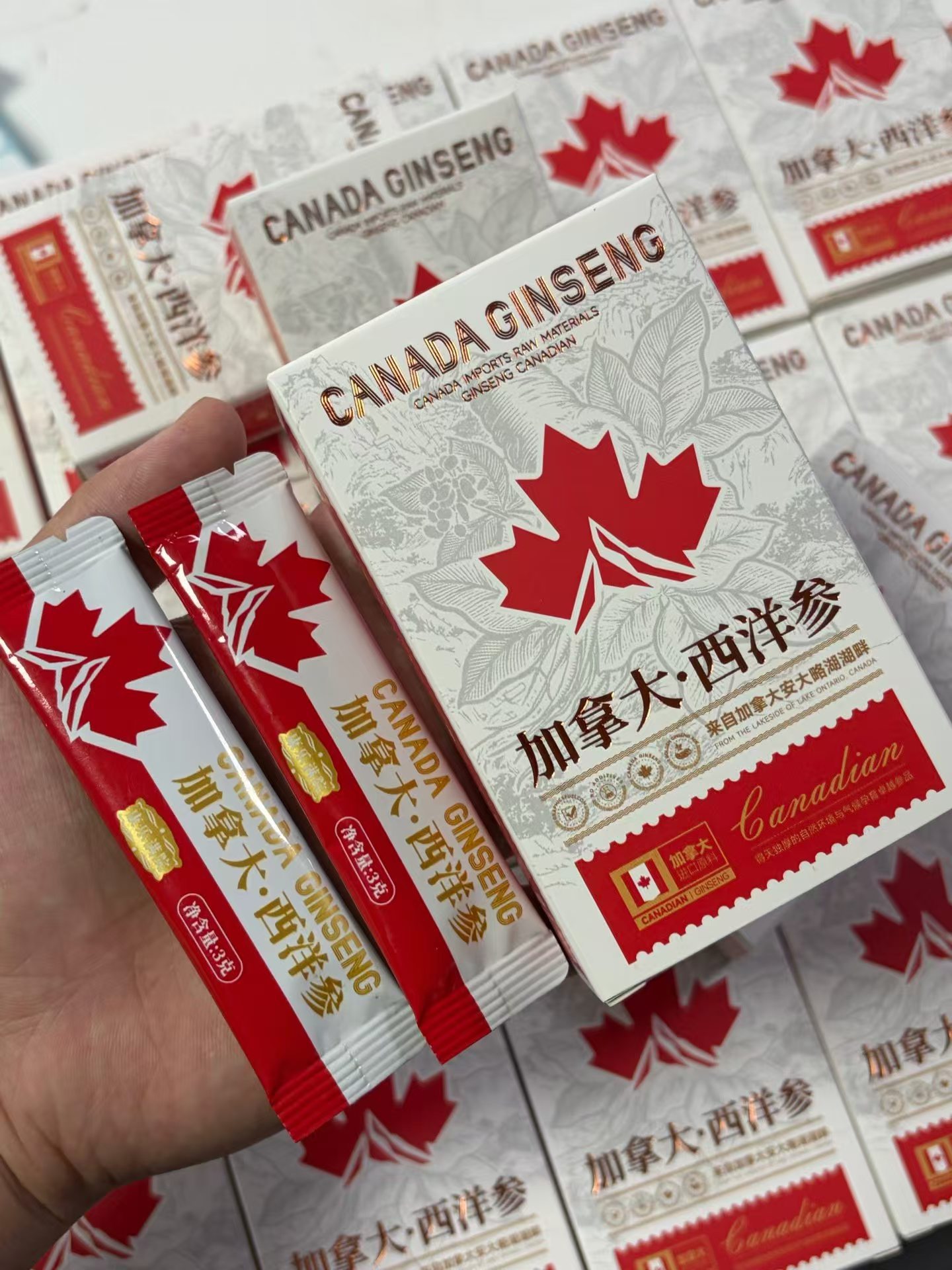 Canadian American Ginseng Powder Xiyangshen 24g Box Ready to Eat Herbal Supplement key features