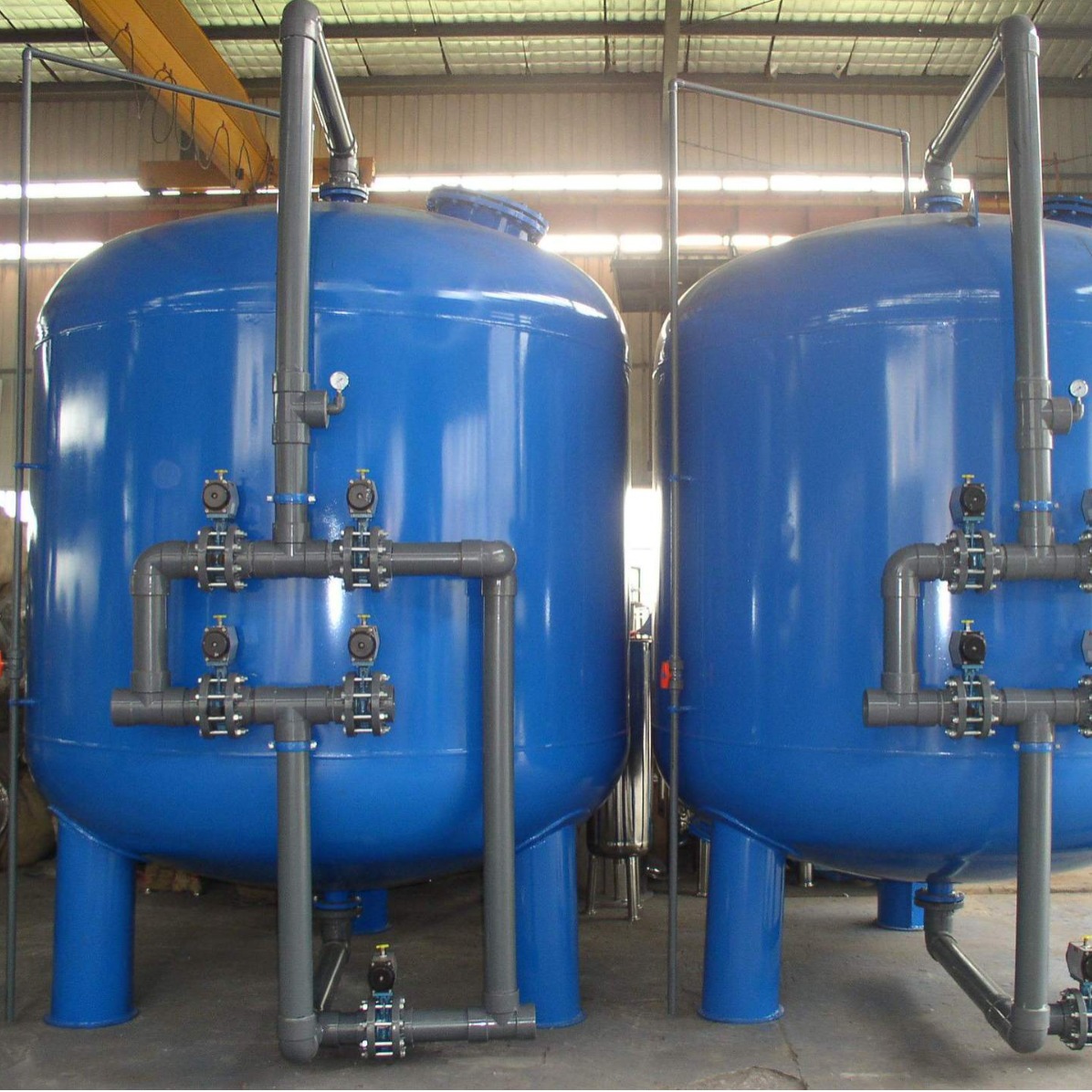 饮用水去除锰铁过滤装置 浅层砂过滤设备 锰砂过滤器