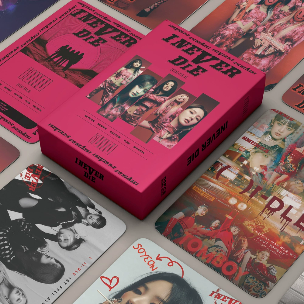 Корейская женская группа (G) I-DLE 55 LOМО карта, Meitu открытка, сокровищница карта Карта Сон Юци