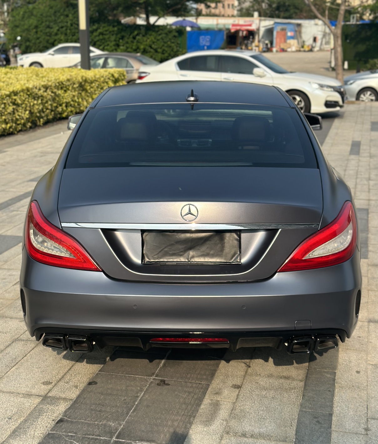 Suitable for 12-17 Model Mercedes-Benz Cls260 Cls300 Modified to Cls63 Front Bumper and Rear Lip Body Kit Sports Modification