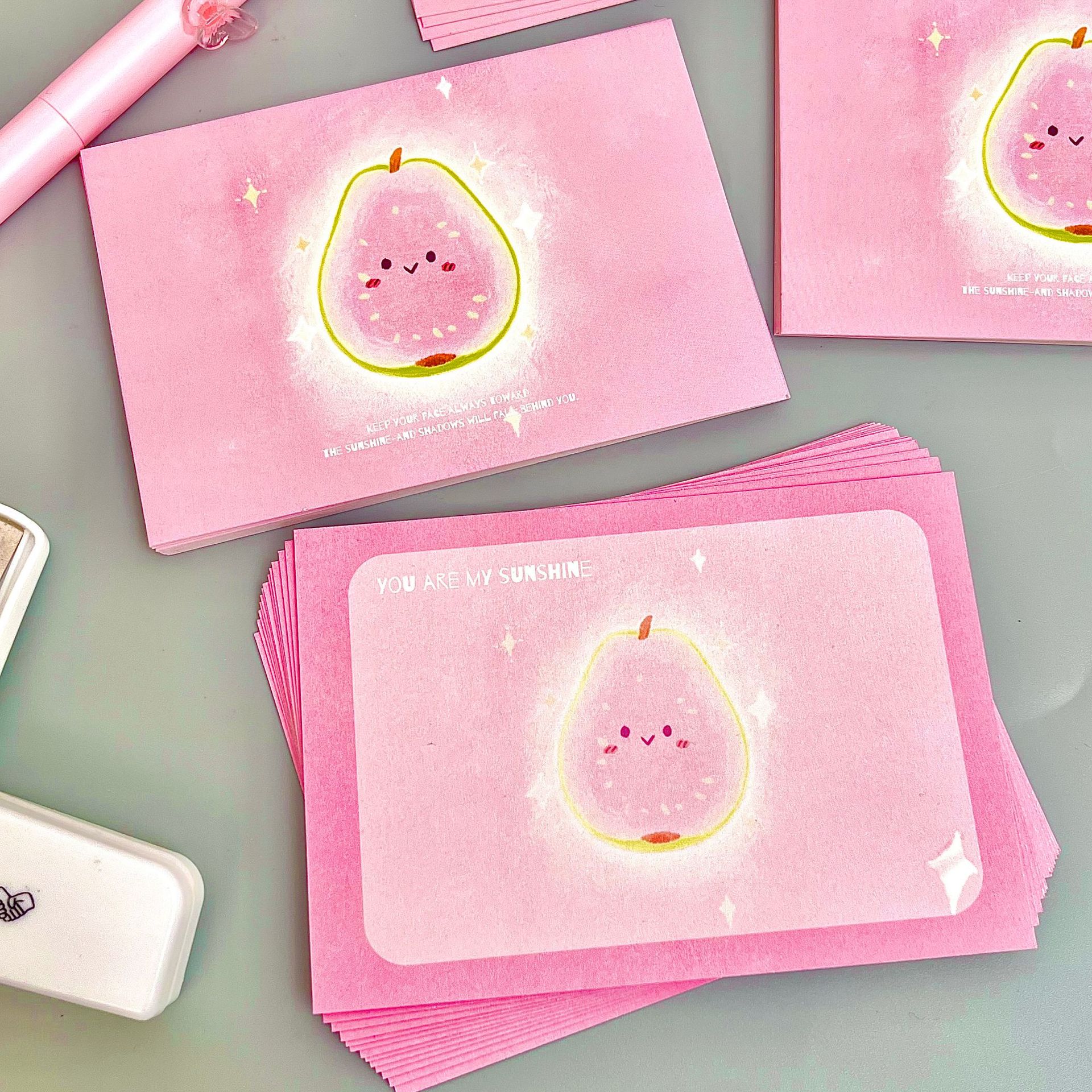Tarjetas postales de estilo ultra multifacéticas, tarjetas postales conmemorativas para estudiantes de alto valor de cara