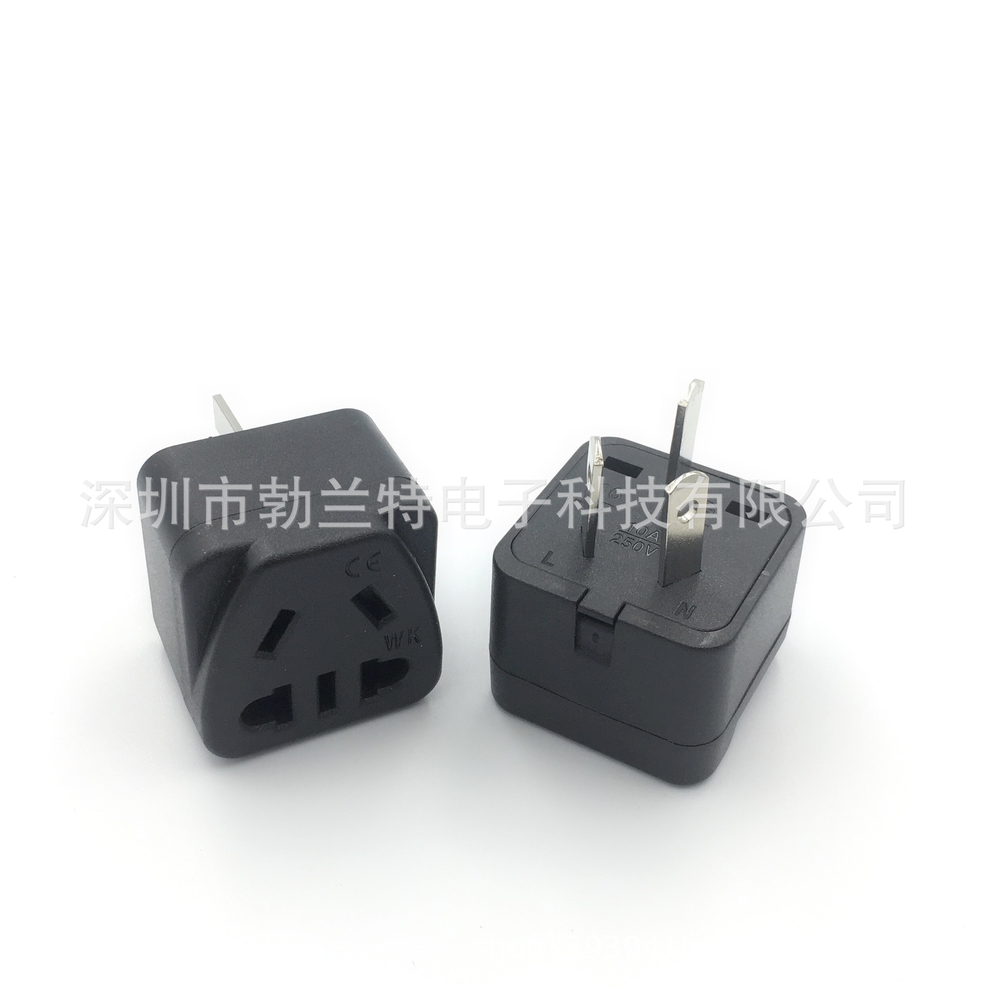 WK-16新国标二三插带安全门转换插座 中国大陆澳大利亚旅行插头