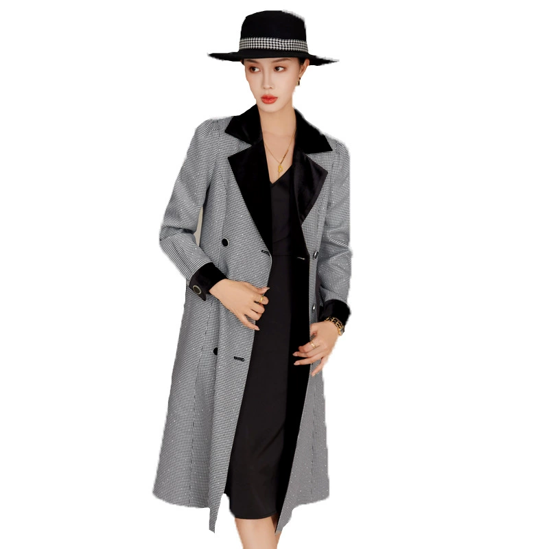 Long suit, trench coat, mid-length