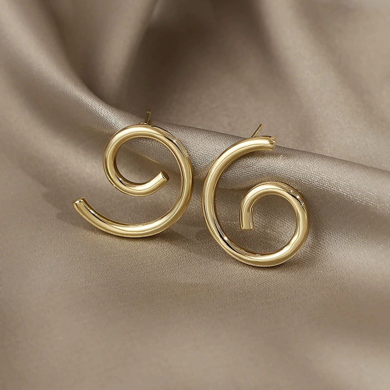 Trend earrings, design with bow, silver 925 sample, wish