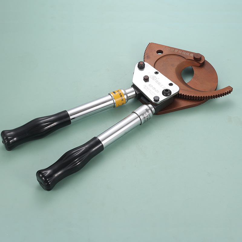 Tijeras de cable de trinquete cortador de alambre profesional al por mayor cortador de alambre multi-especificación cortador de cable manual de cobre y aluminio