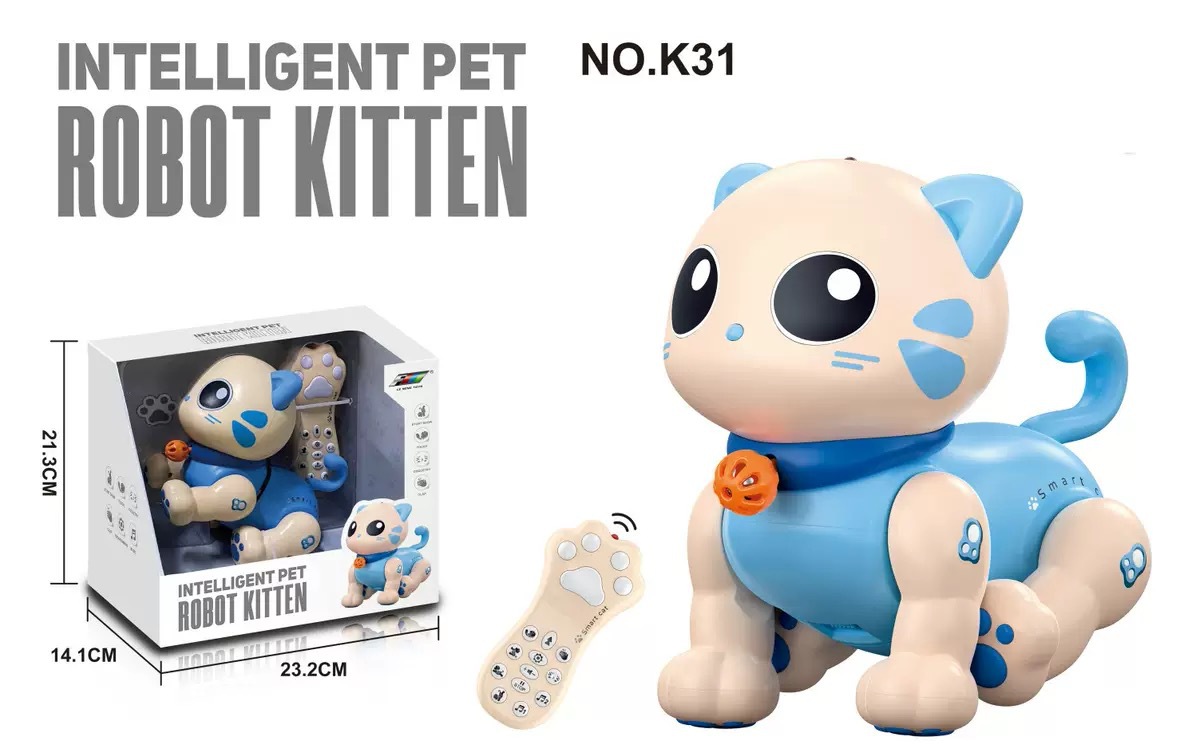 Transfronterizos control remoto infantil programación de juguetes inteligentes trucos electrónicos mascotas regalos robot gatos al por mayor eléctricos